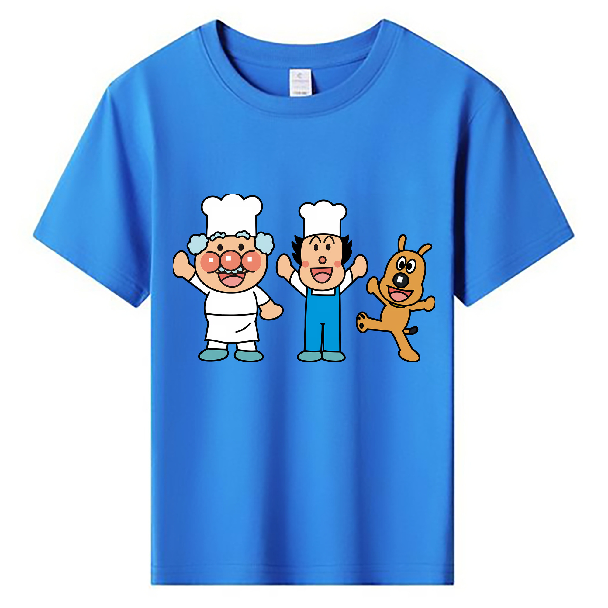 （画像用） アンパンマン Anpanman 綿100％キッズTシャツ（フロントプリント）